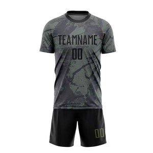 Men Soccer Uniform Crew Neck Polyester Made Sublimated Soccer Uniform With Custom Logo And Name OEM Soccer uniform - Product Image 4