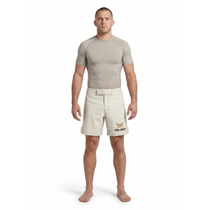 Pantalones Cortos de Grappling No-Gi para Hombre, 92% Poliéster, 8% Elastano, Elásticos en 4 Direcciones, Pantalones Cortos de Lucha BJJ MMA con Etiqueta Privada OEM - Product Image 1