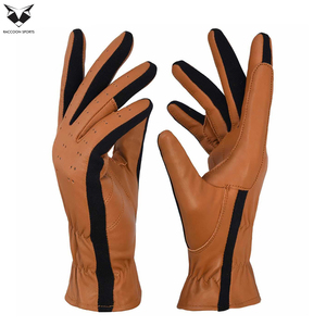 Guantes de Montar a Caballo Ligeros de Cuero Genuino de la Mejor Calidad, Talla L, Guantes de Protección para las Manos - Product Image 3