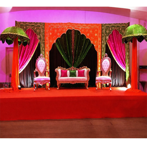 ม่านปักลาย Mehrab สำหรับตกแต่งเวที,ม่านอาร์คออกแบบดีไซเนอร์สำหรับมุสลิมวอลม่า - Product Image 1