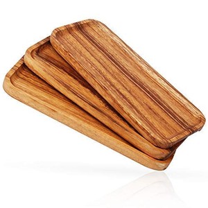 Bandejas de Servir y Soportes para Pasteles Hechos a Mano con Madera de Caoba, Venta al por Mayor en India - Product Image 3