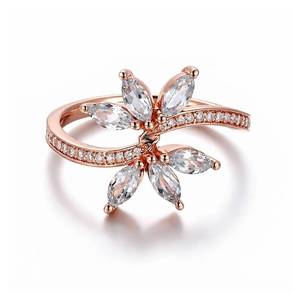 Anillo de Compromiso para Mujer con Diamante Natural Corte Pera CARATOVA DIAMONDS, Oro Amarillo de 10K, Regalo Ejecutivo, Venta al Por Mayor Personalizada - Product Image 1
