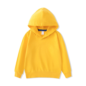 เสื้อฮู้ดเด็กไซส์ใหญ่ผ้าฝ้ายปักโลโก้ตามสั่ง OEM จากจีนและบังกลาเทศ แขนยาว สีพื้น - Product Image 5