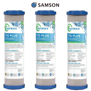 Filtre à eau potable résidentiel pour la réduction du goût et de l'odeur du chlore, bloc de charbon 2,5 x 10, pureté ultime - Product Image 1
