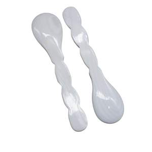 Offre Spéciale – Cuillères Artisanales en Nacre Polie, Sculptées à la Main, pour Dessert, Café, Gâteau, Glace – Souvenir Amoureux - Product Image 1