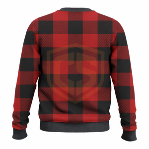 Women's Oversized <b>Christmas</b> <b>Sweatshirt</b> With Plaid Trees Print O-Neck Long Sleeve Winter Top Wholesale <b>Sweatshirts</b> - Product Image 2