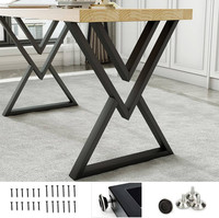 Pieds de meubles modernes en acier inoxydable, hauteur réglable, revêtement poudré noir, couleur/forme personnalisée, pour canapé-lit, OEM ODM