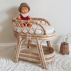 Juguetes de simulación para niñas, muñecas de mimbre, cambiador de muñecas, mesas de cambio para niños, juegos de rol - Product Image 4