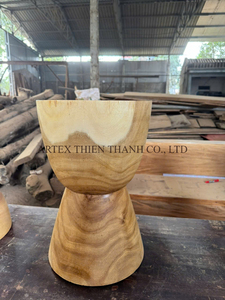 High Quality Natural Solid Wood <b>Stool</b> Handmade Wooden Side <b>Table</b> Rustic Home Furniture Wholesale Factory Supply - Product Image 3