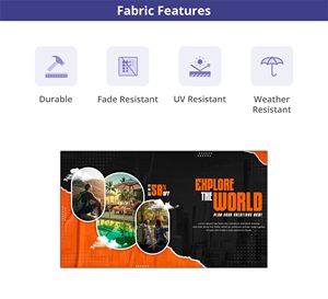 Impresión de Pancartas Retroiluminadas Personalizadas, Pancarta Retroiluminada de PVC Flexible, Película para Caja de Luz, Pancarta Translúcida, Exhibición Publicitaria para Exteriores - Product Image 3