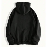 Sudadera con Capucha Gótica de Alta Calidad para Hombre, Tallas Grandes, Estilo Urbano, Invierno, con Estampado Trasero, Manga Larga, MOQ Bajo