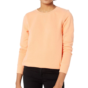 Sweat-shirts pour femmes de fabrication pakistanaise, couleur unie, logo imprimé personnalisé, sweat-shirt décontracté respirant pour femmes - Product Image 1