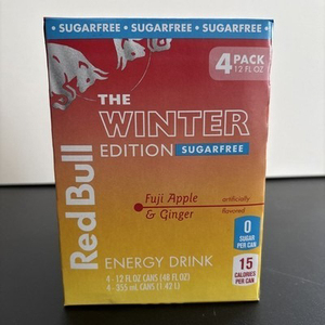 Bebida Energética Red Bull Fuji Apple Ginger Sin Azúcar 355ml Edición Invernal Refrescante, la Última Bebida Energética en el Mercado - Product Image 3