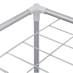 Cesto para Ropa Sucia de 2 Secciones con Estante Superior para Secar, Organizar y Cuidar la Ropa - Product Image 5