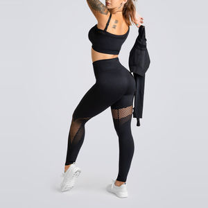 Ensemble de yoga style streetwear, matière extensible, manches longues, design respirant, tenues de yoga pour femmes, ensemble de yoga de haute qualité pour femmes - Product Image 5