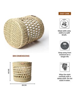 Paniers de rangement en jonc de mer faits à la main, vente en gros, écologiques, fabriqués au Vietnam - Product Image 2