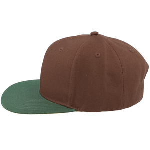 Casquettes Snapback personnalisées de haute qualité avec logo brodé, casquette de baseball à visière plate marron, casquettes Snapback unisexes - Product Image 5