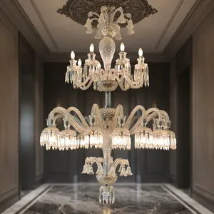 Lustre en cristal moderne à fixation au plafond, décoration intérieure pour la maison, salon, forme irrégulière, design durable - Product Image 2