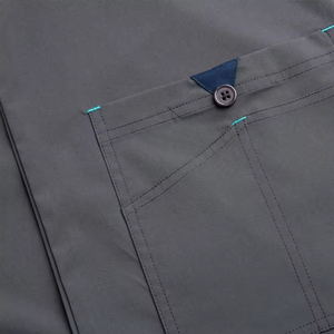 Customized Dark Gray Breathable Nursing Medical Hospital <b>Scrubs</b> Uniform Custom Made Summer Light Weight Medical <b>Scrub</b> Sets - Product Image 5