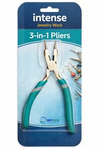 Pince de précision 3 en 1 en acier au carbone pour la fabrication de bijoux, idéale pour la création de bracelets - Product Image 3