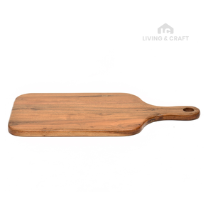 Tabla de cortar de madera con asa perforada 17x9, bandeja de servir para el hogar, restaurante, cafetería, proveedor mayorista - Product Image 3