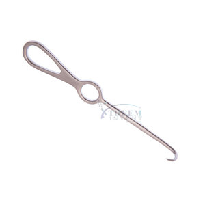 Crochet chirurgical manuel robuste en acier inoxydable, instrument orthopédique pour la rétraction osseuse et l'utilisation en salle d'opération hospitalière - Product Image 2