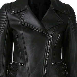 Womens Original Sheep Skin <b>Genuine</b> Leather Fashion Jacket Stylish Look Womens <b>Genuine</b> Leather Jackets Womens Biker Sports Jacket - Product Image 2