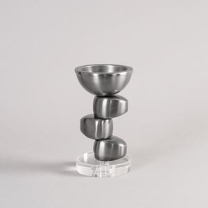 Brûleur d'encens Bakhoor moderne en aluminium, Mabkhara arabe, brûleur d'Oud, porte-encens en métal de luxe, décoration d'intérieur - Product Image 1