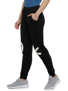 Pantalon de survêtement noir pour homme avec taille élastique et cordon de serrage, poches latérales, joggers décontractés en tissu tricoté mi-lourd, idéal pour l'automne - Product Image 5