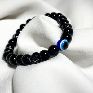 Bracelet en perles de résine mignonnes, fait à la main, élastique, bijoux de mode, cadeau pour femmes et filles - Product Image 1