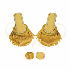 Épaulette en or personnalisée de haute qualité fabriquée en or Bullion Épaulette uniforme bon marché OEM ODM pour toute l'épaulette - Product Image 5