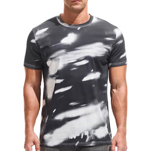 Custom Men's O-Neck Short Sleeve Breathable <b>100</b>% <b>Polyester</b> Digital Printing Front Logo Printed Regular Fit Casual T-<b>Shirts</b> - Product Image 5