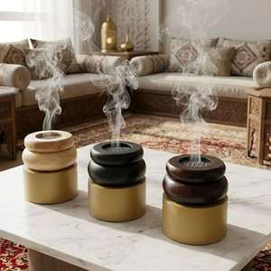 Brûleur d'encens diffuseur de parfum d'ambiance pour la maison, brûleur en bois noir, brûleur en bois naturel, brûleur d'encens en bois foncé, brûleur d'encens en bois clair - Product Image 1