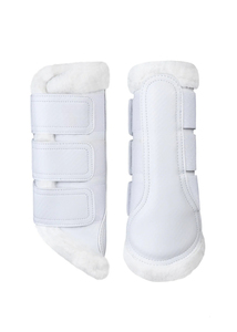 Bottes de protection pour chevaux de haute qualité, fabriquées sur mesure au Pakistan, avec rembourrage absorbant les chocs et protection complète des tendons et des articulations. - Product Image 6