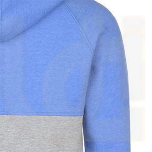 Sudadera con Capucha Personalizada para Hombre, Color Morado y Gris, Diseño de Bloques de Color, Dos Tonos, Estilo Raglán, Felpa, Oversize, Streetwear, Algodón - Product Image 5