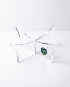 Deluxe Artfulcosmos AB-01 Acrylic Ball <b>Stand</b> Customized Color Logo UV Offset Printing for Footballs Display - Product Image 6