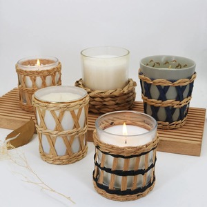 Seagrass <b>cup</b> cover glass holder sleeve coffee pitcher holders factory price drinkware accessory - Product Image 6