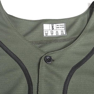 Maillots de baseball de l'équipe Varsity Premium, tissu polyester haute performance, coupe ajustée athlétique, maille respirante stratégique - Product Image 3