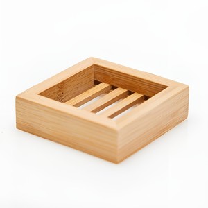 Porte-savon de luxe meilleure vente étui à savon de voyage portable vente en gros boîte de support en bois de bambou pour savons - Product Image 1