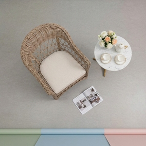 Silla de Comedor de Mimbre para Exterior, Diseño Escandinavo Moderno, Hecha a Mano con Ratán Natural, Ecológica, Resistente a la Intemperie, Cómoda, Estilo Bistro - Product Image 5
