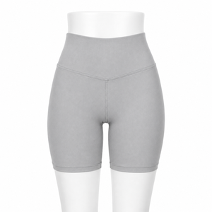Shorts de Yoga/Gimnasio de Cintura Alta sin Costuras con Efecto Push-Up para Mujer, de Secado Rápido, Transpirables, Elásticos, Antiarrugas, con Logotipo Personalizado, MOQ Bajo - Product Image 4