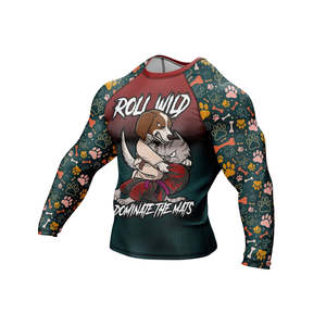 Rashguard Personalizado con Logotipo para Entrenamiento, BJJ, MMA, Manga Larga, UPF50, Transpirable, Antibacteriano, Unisex - Product Image 6