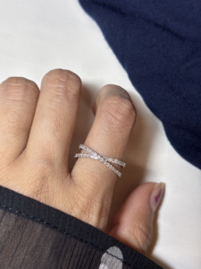 แหวนแต่งงานทองคำขาว 14k เพชรทรง Asscher ผลิตในห้องปฏิบัติการ ดีไซน์คลาสสิก เครื่องประดับหรูหรา ความงดงามเหนือกาลเวลา ระยิบระยับ ทนทาน ทันสมัย - Product Image 2