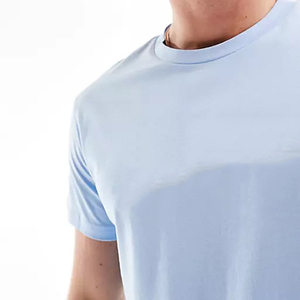 เสื้อยืดคลาสสิกผู้ชาย ผ้าฝ้าย 100% แขนสั้น สวมใส่สบายทุกวัน ระบายอากาศได้ดี ทรงหลวม คอกลม เสื้อยืดฤดูร้อน - Product Image 6