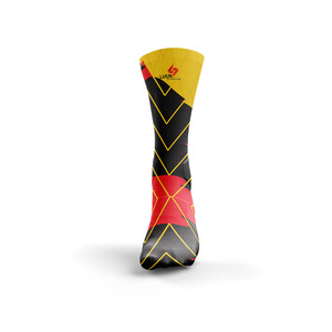 Crew Knit Sports <b>Socks</b> Custom Digital Printed Men's Knitted Sports <b>Socks</b> with <b>Polyester</b> and Cotton Blend Anti Slip Quality <b>Socks</b> - Product Image 2