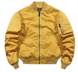Blouson Bomber Unisexe Homme Femme Printemps Automne Style Aviateur Baseball Coupe-Vent Décontracté Entièrement Zippé - Product Image 1