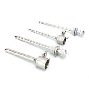 เครื่องมือผ่าตัดผ่านกล้องแบบใช้ซ้ำได้ชนิดช่องเดียวพร้อมปลายใบมีดแบบ Tri-Cut สำหรับการผ่าตัดทั่วไป ทำจากสแตนเลส - Product Image 4