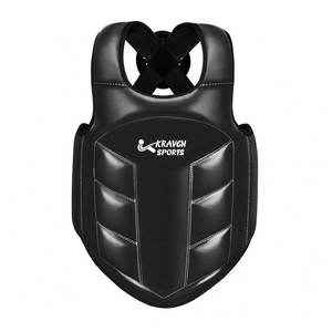 Protection corporelle d'entraînement de boxe de qualité supérieure au design unique pour MMA, Muay Thai, Kickboxing et Arts Martiaux - Product Image 1