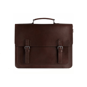 Sac à bandoulière en cuir de vachette véritable de qualité supérieure, grande capacité, durable, style messager pour hommes, idéal pour le bureau, les affaires et les voyages - Product Image 4
