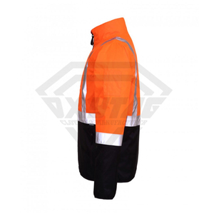 เสื้อแจ็คเก็ตนิรภัยแบบพรีเมียม สะท้อนแสง กันน้ำ สำหรับงานก่อสร้าง ผู้ชาย เสื้อกันลม สีส้มสะท้อนแสง ชุดยูนิฟอร์มอุตสาหกรรม - Product Image 2